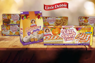 Assortment of new Little Debbie fall-themed products. 